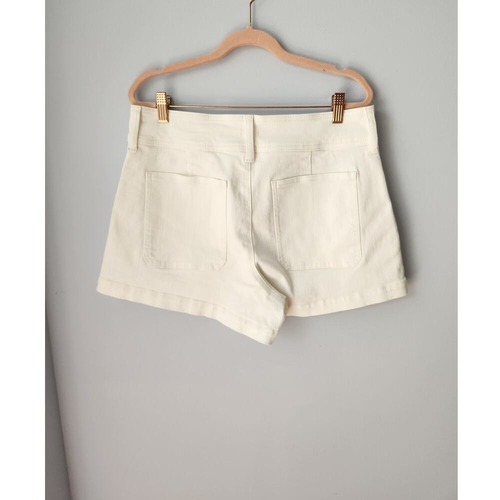 NWT J. Crew Stacked-Button Denim Short In White 30 - Picture 6 of 12
